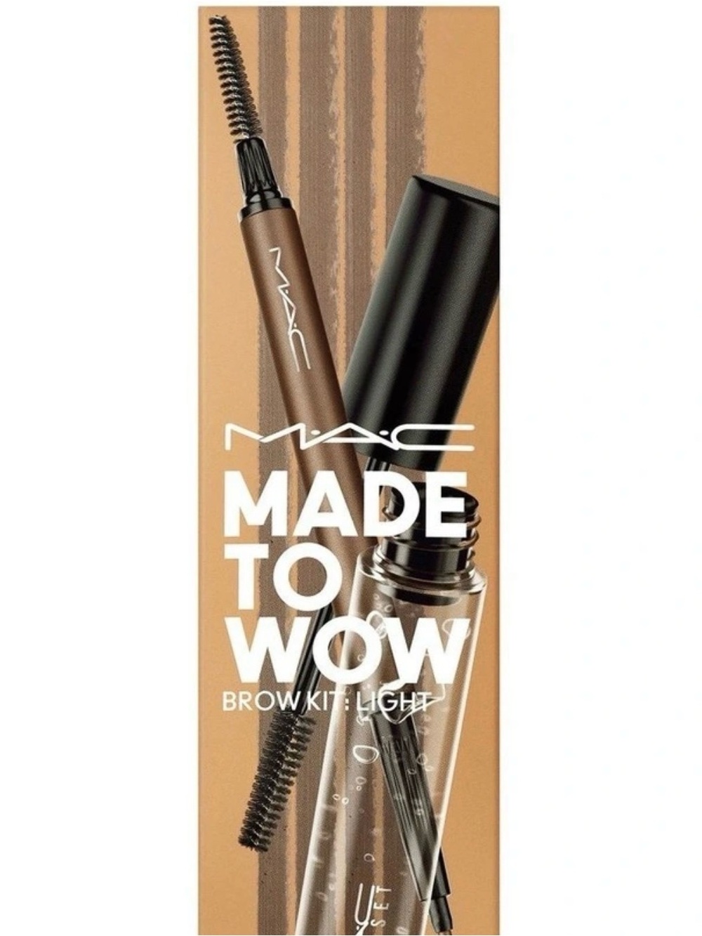 NEW - MAC Cosmetics Made to Wow Browkit: Light